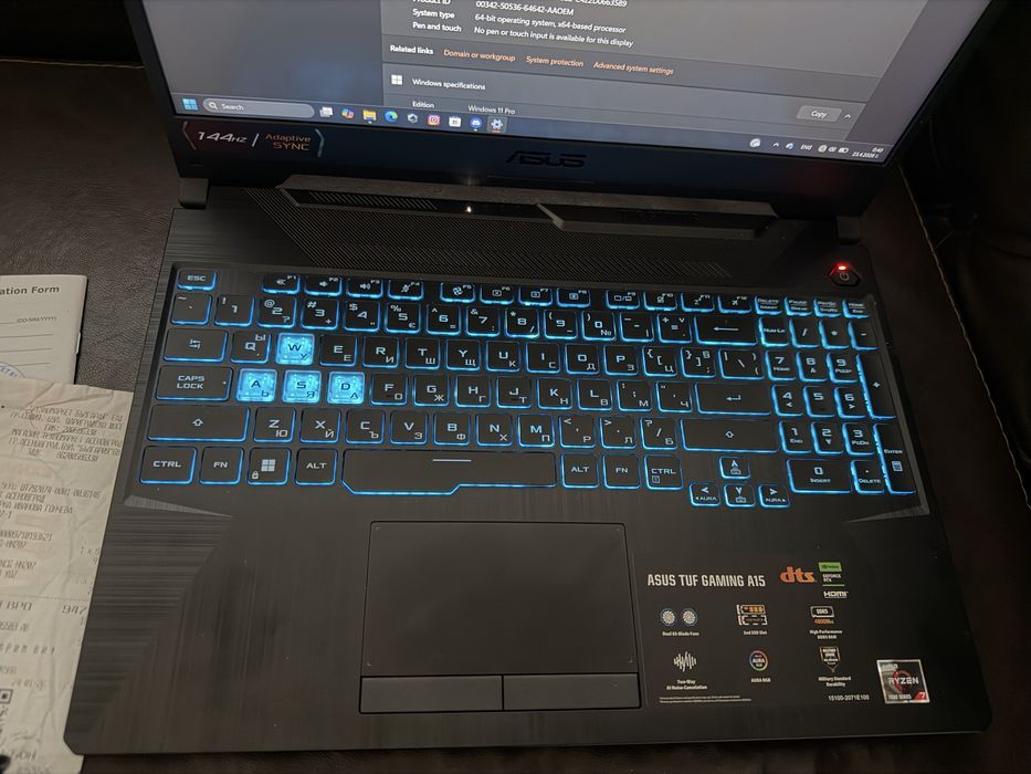 Asus FA506N Notebook