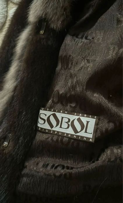 Шуба норка + соболь
