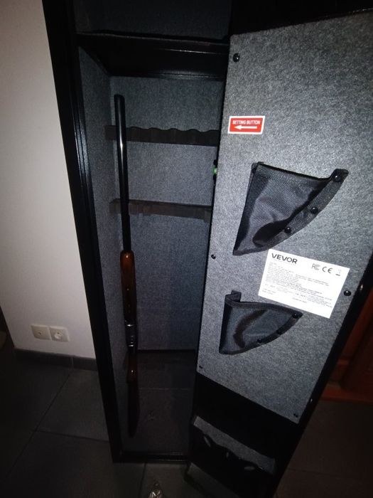 Промо! Сейф (каса) за оръжие с циф. клавиатура и заключване за 5 пушки