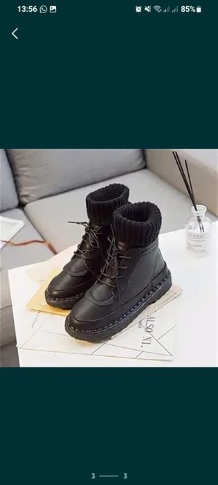 ботинки новые чёрные