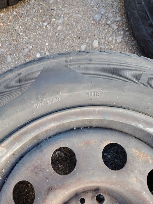 Джанти с летни гуми+тасове за алфа 147