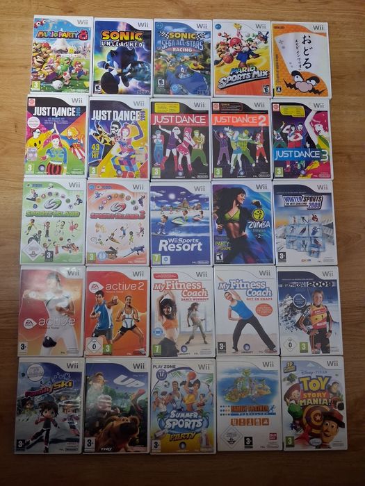 Pachet 55  jocuri Wii originale