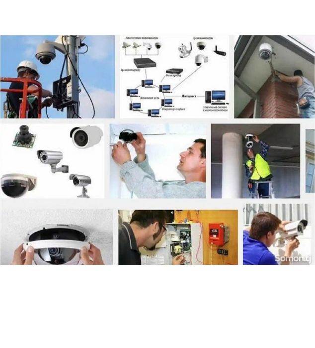 Установка камеры видеонаблюдения