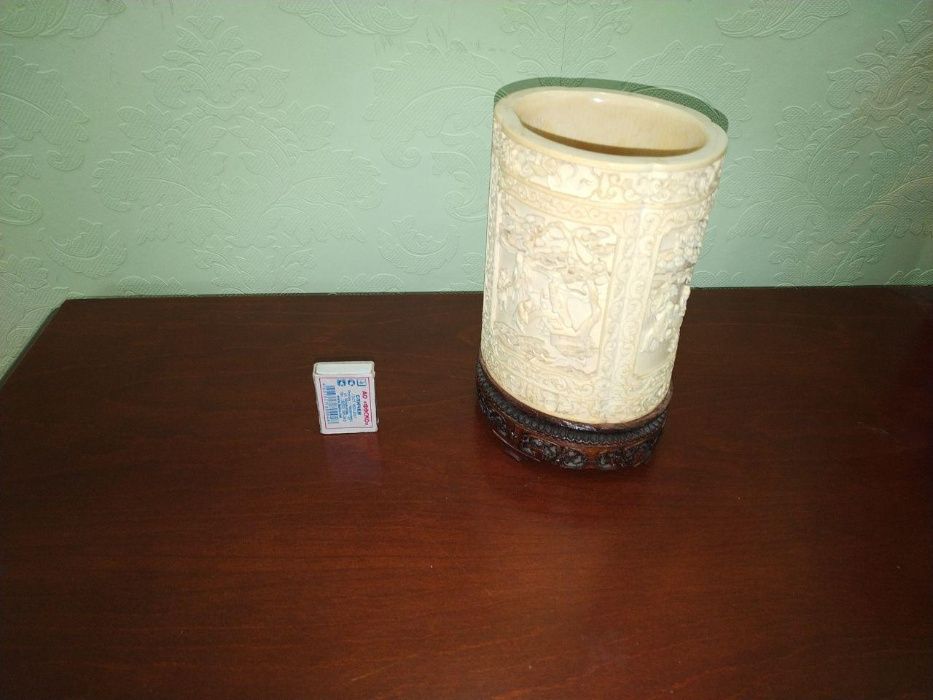 Слоновая кость. 1930 до военный период. ручная работа. 20 см