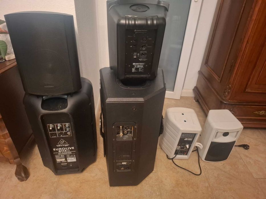 boxe active omnitronic c80a db lvx12 begringer b112d 1000w db m60s