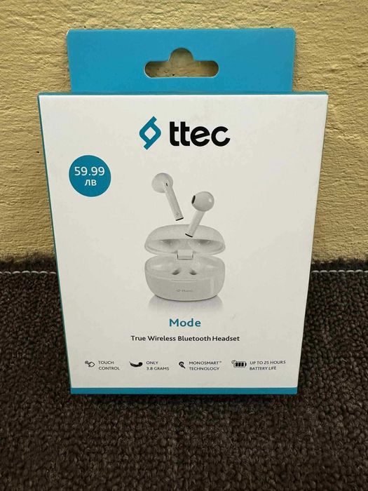 Нови слушалки ttec Mode,неотварян кутия