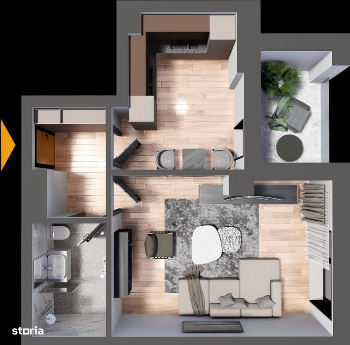 Direct Dezvoltator – 1 cameră tip 1B – B Home Residence fără comision