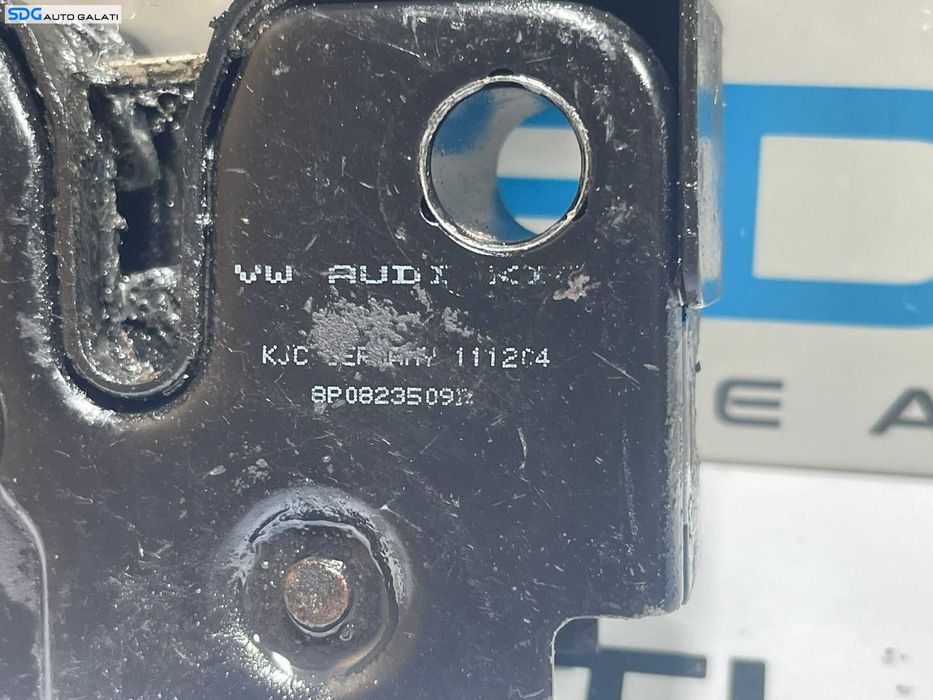 Broasca Incuietoare Capota Motor Audi A3 8P Non Facelift 2004 - 2008 Cod 8P0823509D [B3454]
