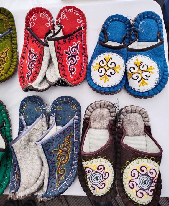 Тапочки из войлока