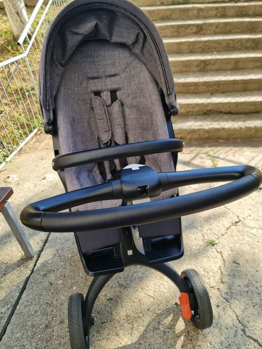 Cărucior stokke v6 Black melange