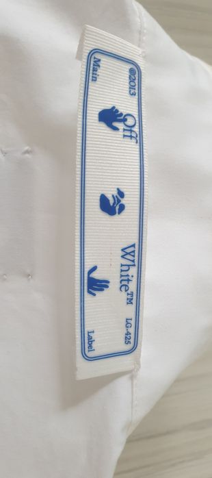 Off White Cotton Dress Italy  40 / М НОВО! ОРИГИНАЛ! Дамска Рокля!
