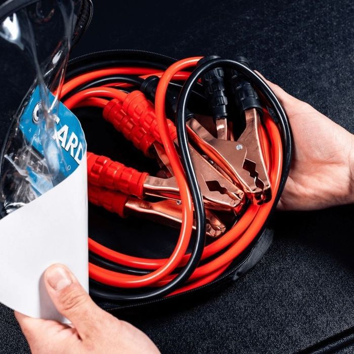 Кабель-прикуриватель K2 CARDOS высокое качество крокодилов и проводов