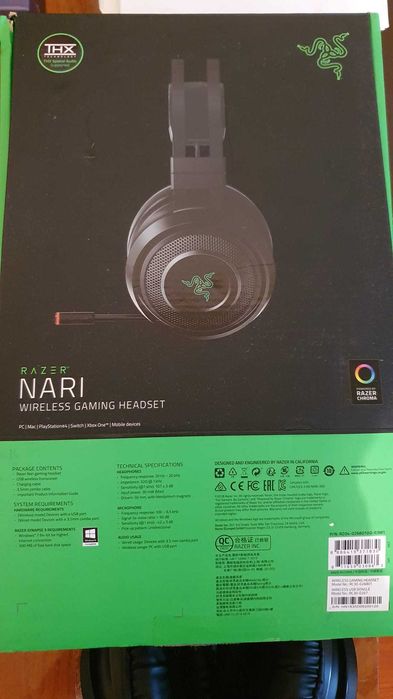 Casti gaming razer nari wireless