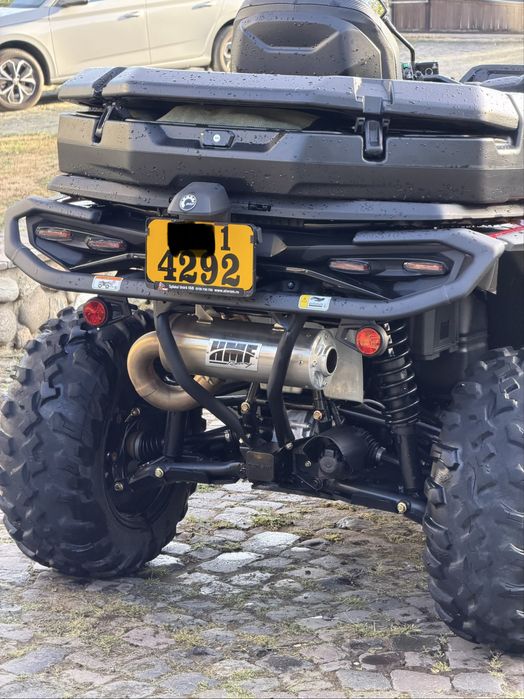 Vand evacuare hmf titan quiet slip-on pentru can am g3