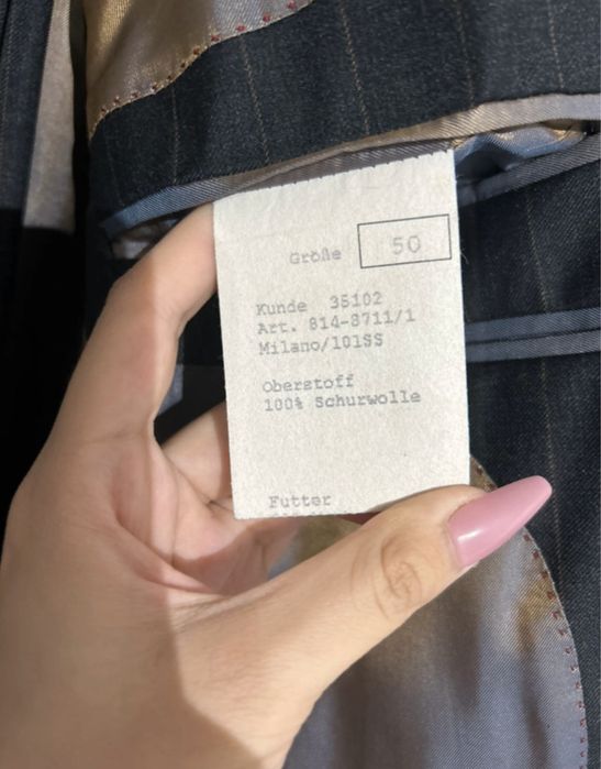 Set Costum Bogart gri închis-negru