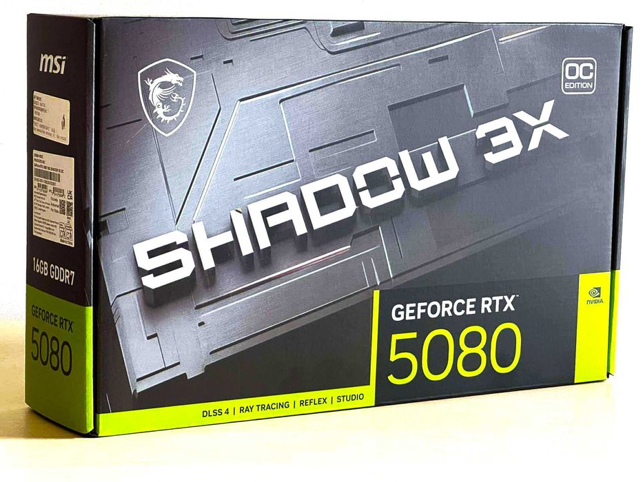 Бартер! MSI RTX™ 5080 Shadow 3X OC 16GB GDDR7