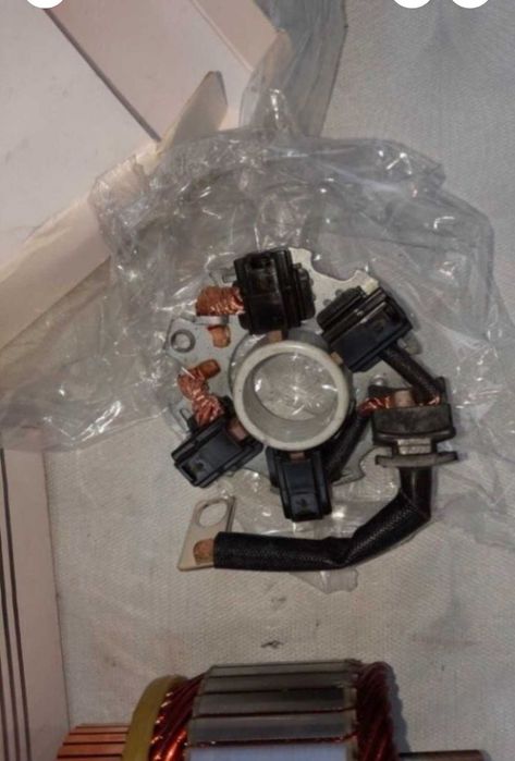 Rotor/solenoid electromotor/platou carbuni Logan 1,5 E3-DCI