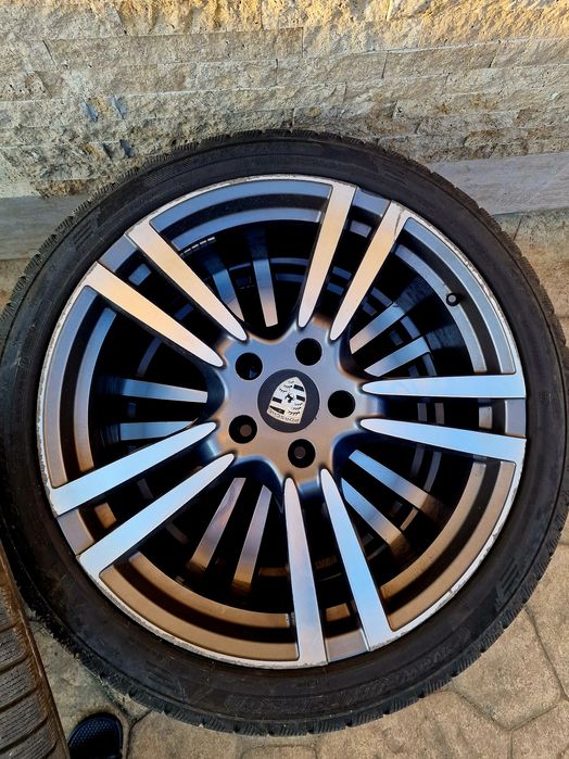 Vand 3 jante porsche 21 inch cu cauciucuri 295/35/21
