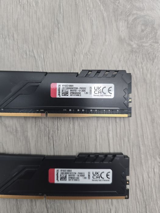 Kit 2 x 8gb / 16gb ram ddr4 3200mhz cl16