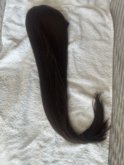 Естествена коса шоколад