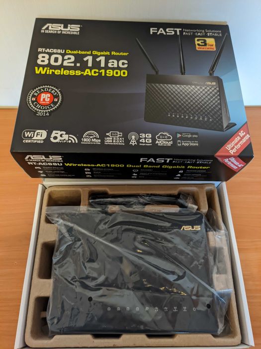 Гигабитов рутер - Asus RT-AC68U / DSL-AC68U