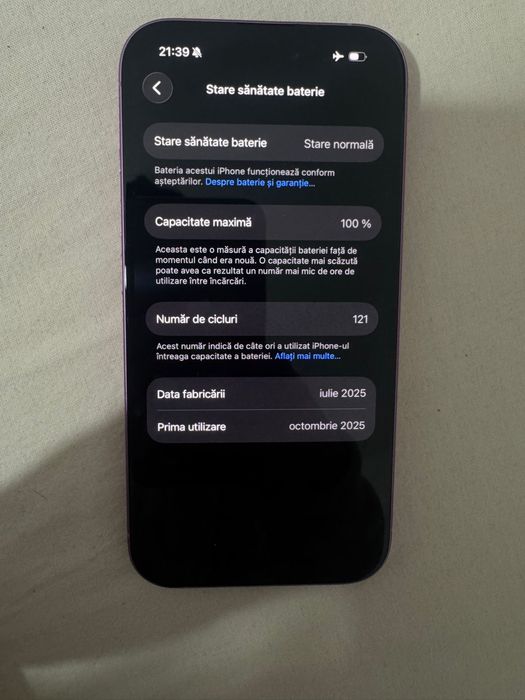 Iphone 16 roz simplu, predare personala in buc! Atat