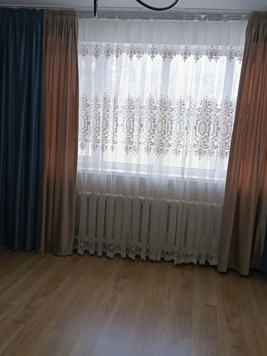 Шторы и тюль  5 метров.для зала