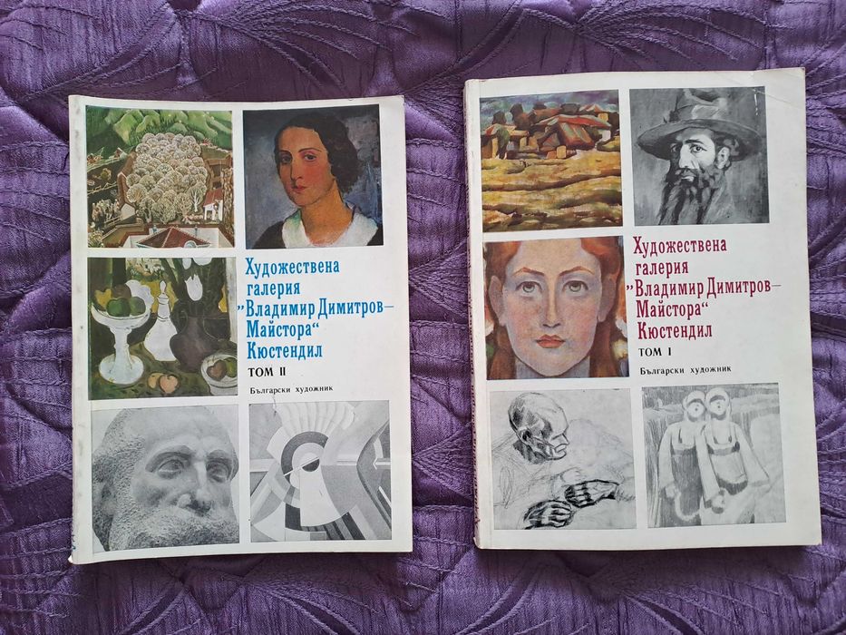 Книги Художествена галерия Владимир Димитров-Майстора І и ІІ том 1982г