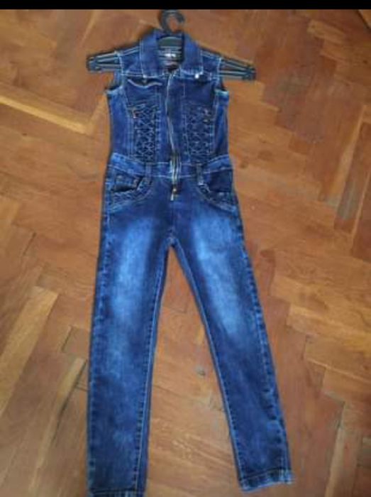 Дънков гащеризон за момиче