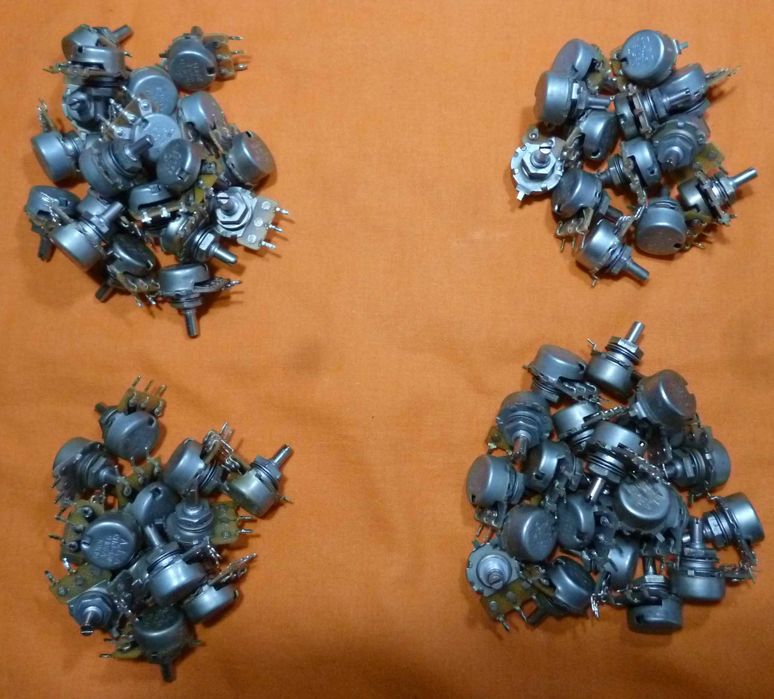 Piese rusesti diverse tranzistori germaniu potentiometri trafuri conzi