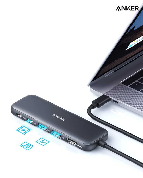 USB Хаб Anker 332 USB-C Hub (5-in-1)