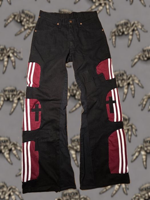 Custom baggy flared adidas true religion diesel jeans дънки