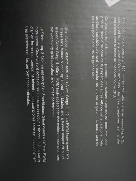 3x Be Quiet! Silent Wings 4 Pro high speed 140mm