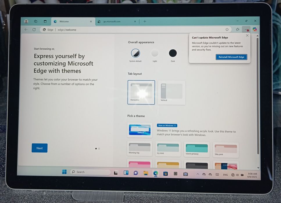 Surface Go 3 Intel Core i3/8GB RAM/128 GB SSD