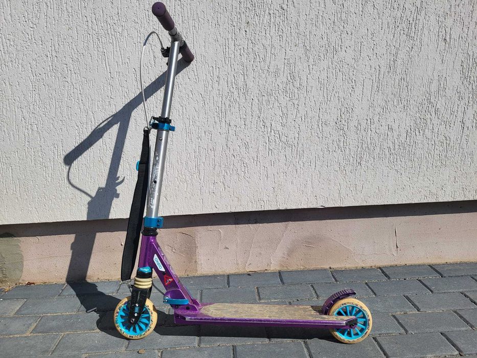 Vand Trotinetă cu Suspensie şi Frână pe Ghidon OXELO Copii