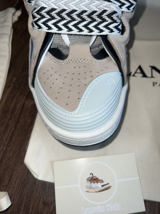 Lanvin Shadow Gray Curb Sneaker