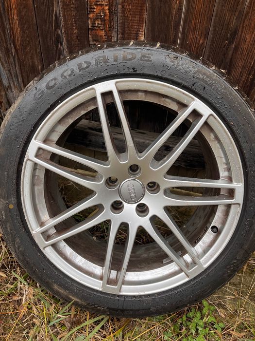 Set jante de aliaj originale Audi Q5+anvelope