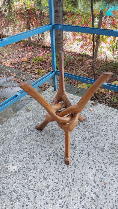 Стари красиви фигури махагон абанос Нигерия дърворезба