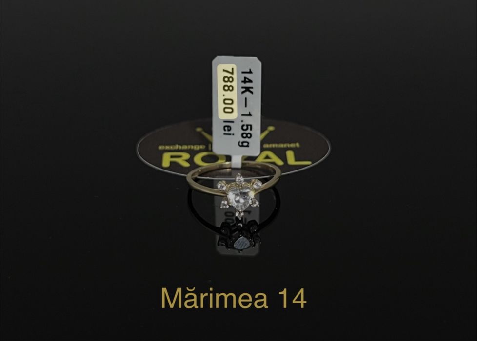 Bijuteria Royal CB : Inel dama aur 14k  1,58 grame