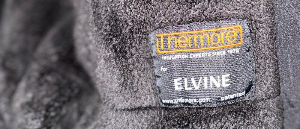 Дамско яке парка черно Elvine