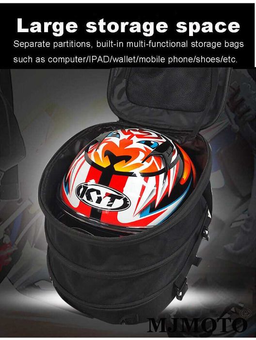 Чанта раница куфар за мотор Carbon мото мотоциклет