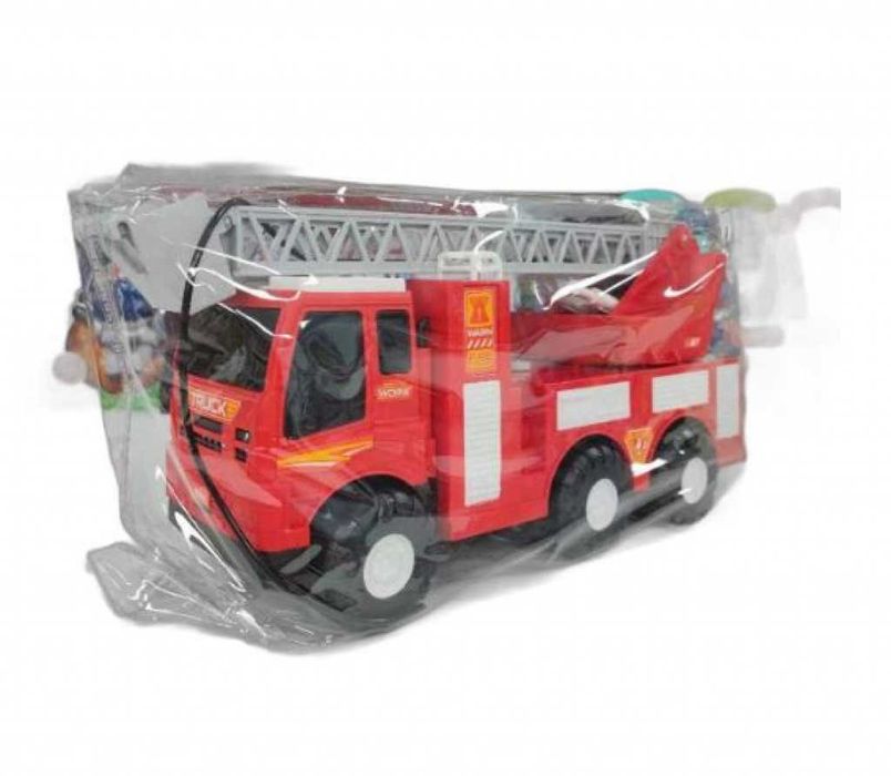Детска голяма пожарна кола с вишка