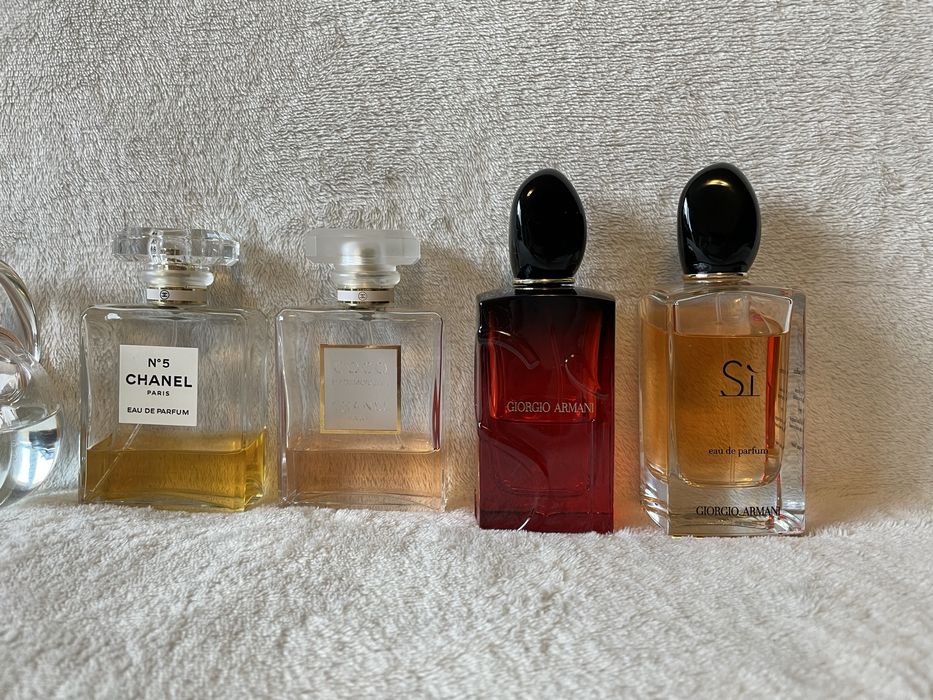 Marc Jacobs Chanel Coco Mademoiselle Bvlgari Omnia Armani Si Passione