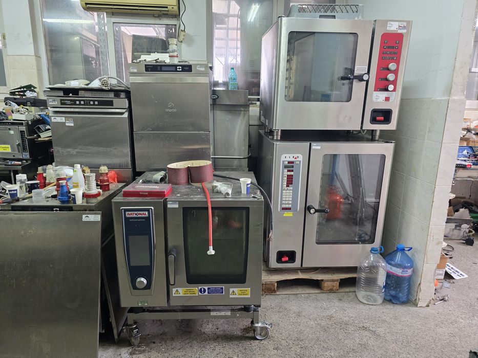 Конвектомат Lainox за 14гастонорми,За варене на консерви, 120°,3800лв