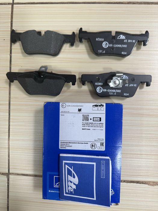 Discuri placute frana senzor punte spate BMW seria 1 2 3 4 modele F