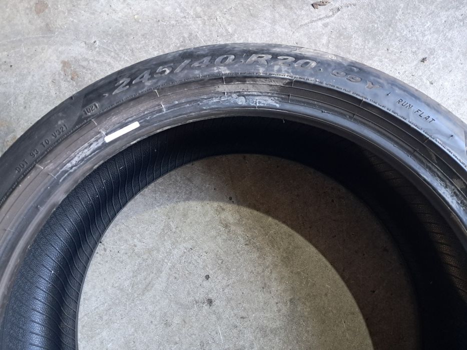 1xAnvelopa second vara 245 40 R20 Pirelli RFT