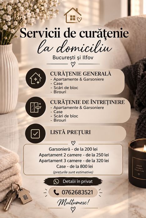 Servicii curatenie