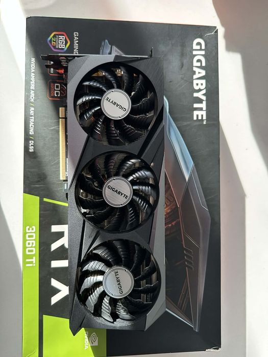 Видео карта Gigabyte RTX 3060TI 8GB