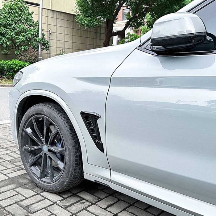 Тунинг добавки за въздуховоди на калниците BMW X3 G01 X4 G02 2018+ DBa984 решетки бмв х3 х4 tuning dobavki