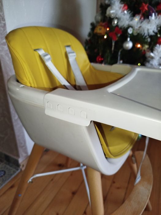 Столче за хранене(жълто).Chipolino-Woody